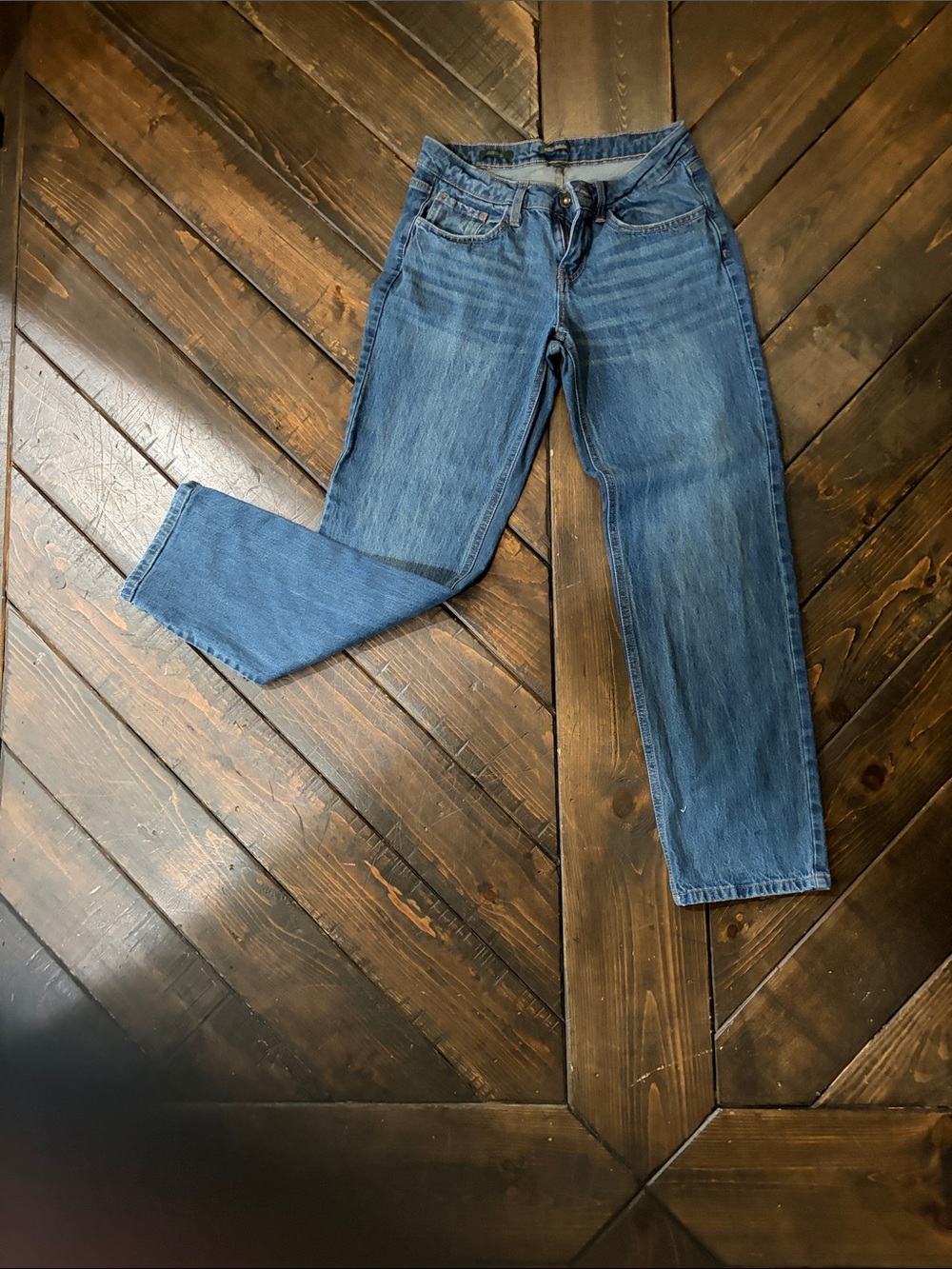 wild fable Women's Medium Blue Straight-Leg Jeans